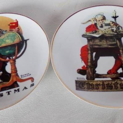 antique Norman Rockwell collector plates