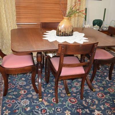 Vintage Dining Room with Chairs, Home Decor