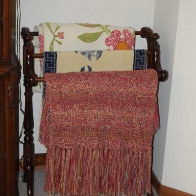 Vintage Blanket Rack