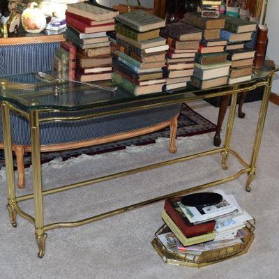 Sofa Table, Vintage Books