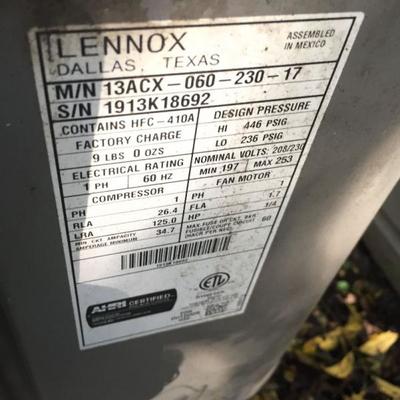 5 ton Lennox Compressor 