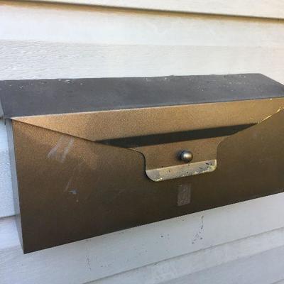 Brass mail box 