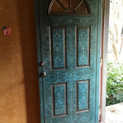 Painted door 