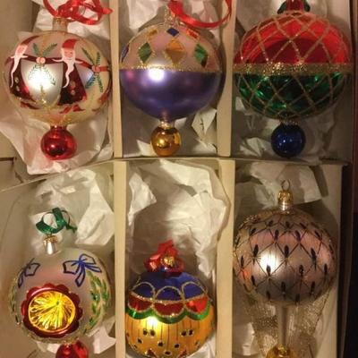 Radko Round Ornaments