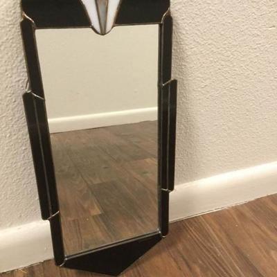 Art Deco Stained Glass Mirror