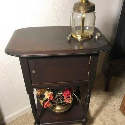 Antique Smoker's Table