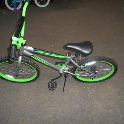 Green Black Boys Bike