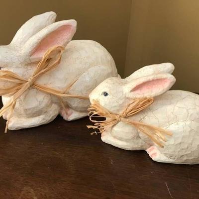 Ceramic Easter Bunnies