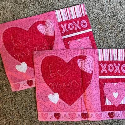 Valentine's Day Quilted Place Mats