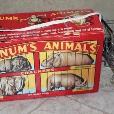 Large Animal cracker advertising box