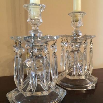 Crystal Candle Holders 