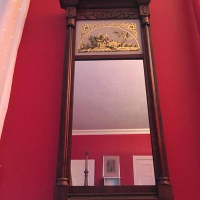 Mirror with Reverse Painting 