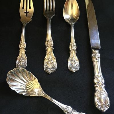Reed and Barton Sterling Flatware 33 Piece Set 