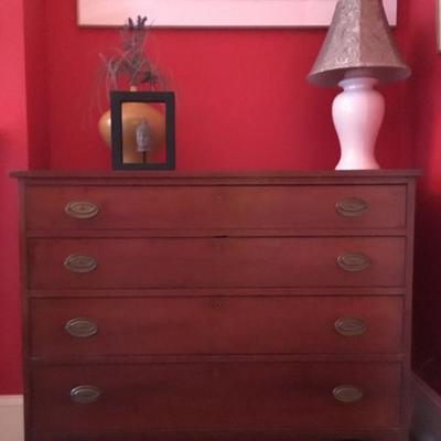 Sheraton Chest of Drawers, SEE Delicate Inlay 