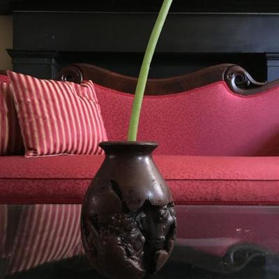 Unique Live Edge Wooden Bud Vase