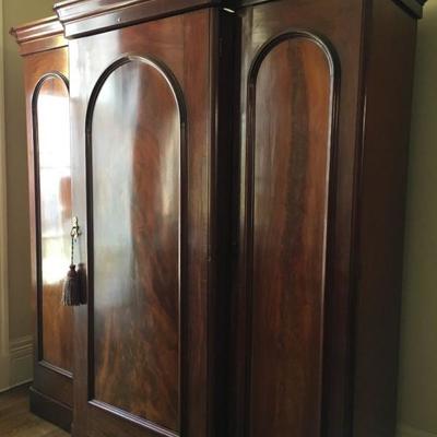 Flame Mahogany Wardrobe 