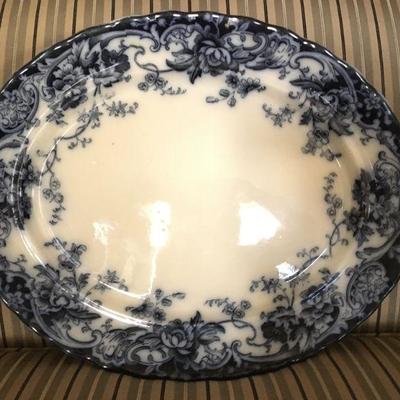 Mayer Bone China Blue and White Platter 