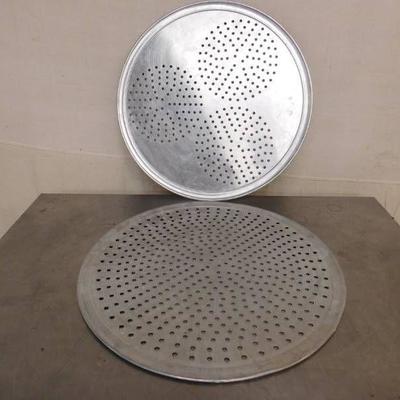 2 Extra Large Pizza Serving Trays