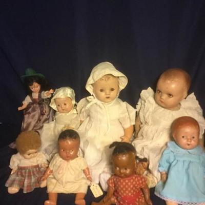 Baby Dolls in Vintage Clothing