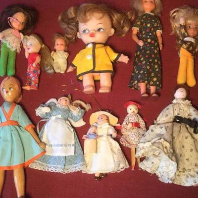 Dolls in Rubber and Wood
