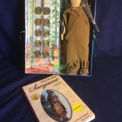 Sacagawea Golden Dollar Doll Set