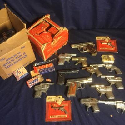 Miniature Cap Firing Pistols