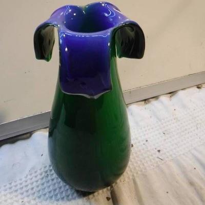 murano glass vase.