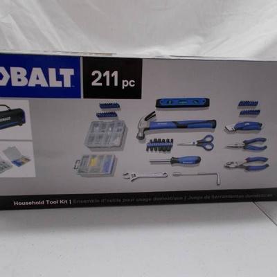 Kobalt 211 pc household tool set