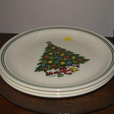 Sabin Christmas Plates