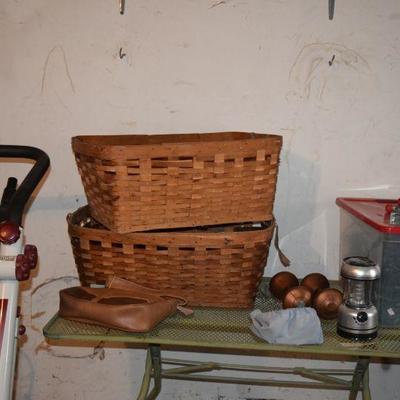Baskets, Purse, Hand Weights, & Lantern