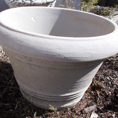 Plastic planter $3