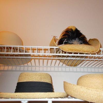 Large selection of straw hats $6 each
