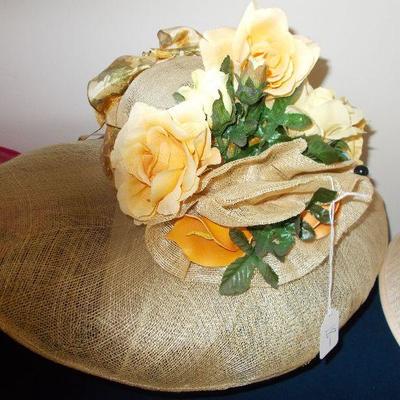 Large selection of straw hats priced individually