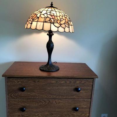 another dresser and stained glass lamp