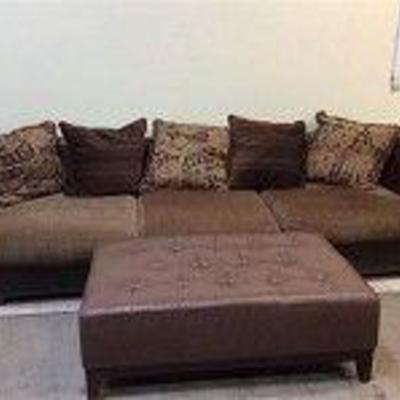 Couch w/Ottoman
