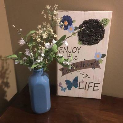 Wall DÃ©cor--Enjoy the Little Things in Life with ...