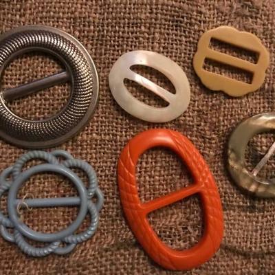 Set of Vintage Scarf Rings
