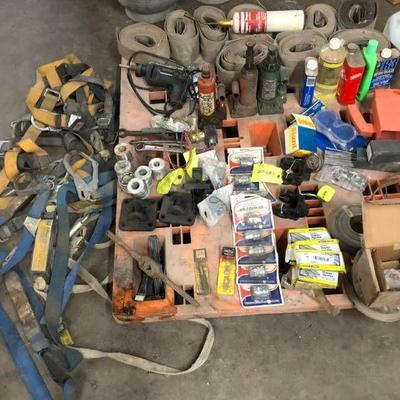 Large Lot of Tools Safety Climbing Gear Solder Tra ...