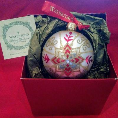 Waterford Holiday Heirlooms Elements Star Ball ornament.  $18.00