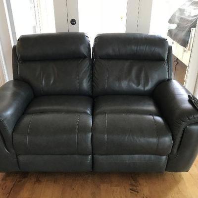 Leather recliner loveseat / sofa. $500