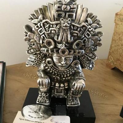 DeArgento. Made in Mexico. Silver. Aztec. $200