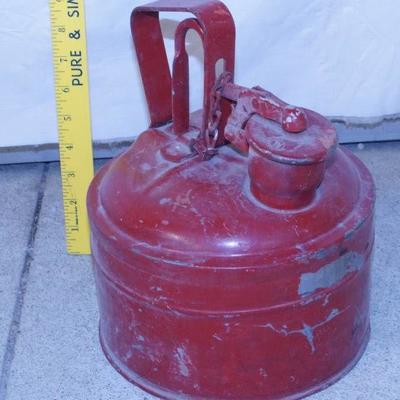 Small Vintage Gas Can - Unique Handle Pour Spout!