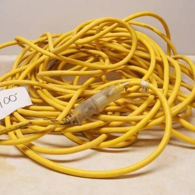 Nice, heavy Yellow Extension Cord - Believed to be ...