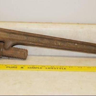 Vintage RIDGID RIDGE Tool Pipe Wrench - 22 larg ...
