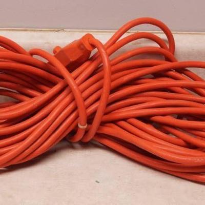 Nice, Orange Extension Cord - believed to be 50'