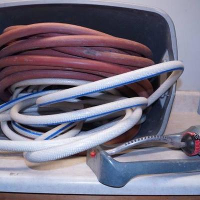 Lot of Lawn and Garden Water Hoses and Accessories