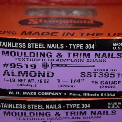 12 Boxes Stronghold Stainless Steel Nails