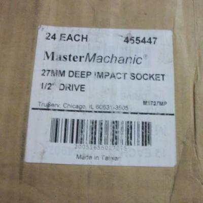 Case (24 Pcs) 27mm Deep Well Impact Sockets