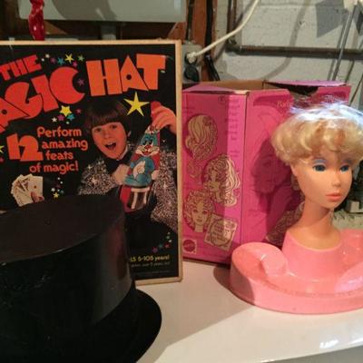 Magic Hat and Barbie Styler.