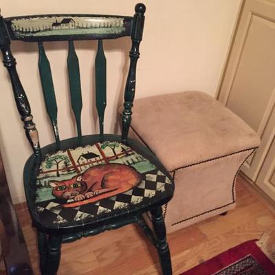 Painted Chair.